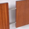 Mid-Century German checkered wall coat rack, 1960s