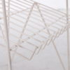Vintage White metal string side table from Sweden, 1960