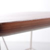 Vintage White metal string side table from Sweden, 1960