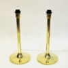 Classic Swedish Brass table lamp pair from M.A.E in Eskilstuna 1970s