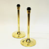 Classic Swedish Brass table lamp pair from M.A.E in Eskilstuna 1970s