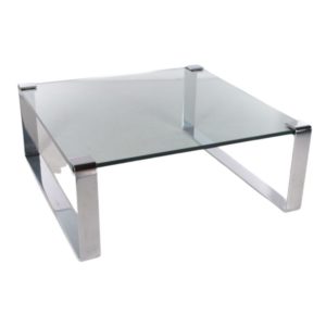 German Chrome and Glass coffee table Model Klassik 1022 Van Peter Draenert, 1960s