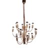 Geatano Sciolari Pendant lamp for Boulanger with 18 lights, 1960 Geatano Sciolari Pendant lamp for Boulanger with 18 lights, 1960
