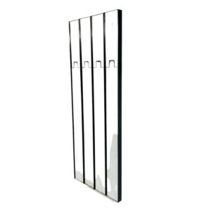 Mirrorcoat hanger "Gronda" by Luciano Bertoncini for Elco, Italy 1970s.