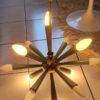 Mid century modern SPUTNIK ceiling lamp 50s 60s