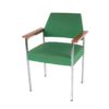 Vintage Green Armrest chair/Office chair, 60s