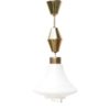 Hanging lamp, Kamenický Šenov Czechoslovakia, 1950s