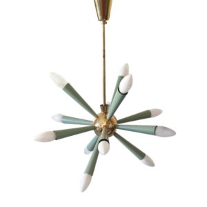Mid century modern SPUTNIK ceiling lamp 50s 60s