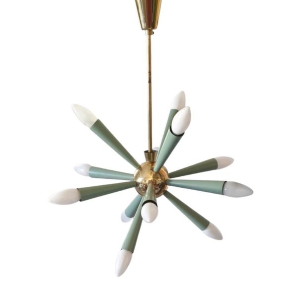 Mid century modern SPUTNIK ceiling lamp 50s 60s
