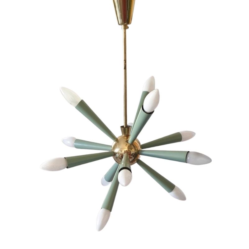 Mid century modern SPUTNIK ceiling lamp 50s 60s