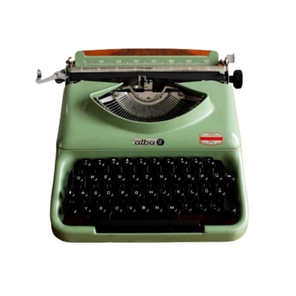 Vintage Typewriter Alba A4 by Antares, Italy, 1960s