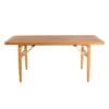 RESTORED OAK DINING TABLE
