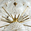 Czech Dandelion Chandelier by Pavel Grus for Kamenický Šenov, 1970s