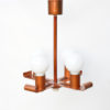 Chandelier type Z-1005/4, Elektrotechniczna Spółdzielnia Inwalidów Rencista, Poland, 1970s