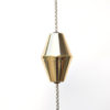 Hanging lamp, Kamenický Šenov Czechoslovakia, 1950s