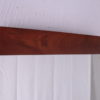 Vintage Elongated Wall Mirror with Wooden Edge, 1960s Vintage Elongated Wall Mirror with Wooden Edge, 1960s