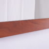 Vintage Elongated Wall Mirror with Wooden Edge, 1960s Vintage Elongated Wall Mirror with Wooden Edge, 1960s