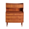 RESTORED TEAK BUREAU DESK