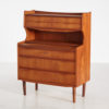 RESTORED TEAK BUREAU DESK