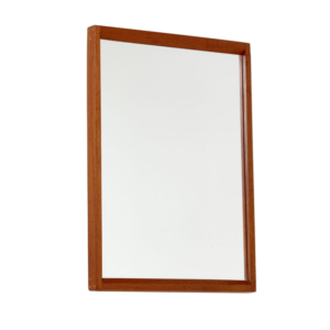 Model 141 teak mirror by Aksel Kjersgaard for Odder