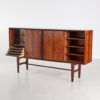 Restored Rosewood Highboard by Arne Vodder for Hp Hansen