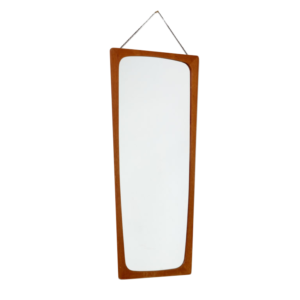 Teak framed mirror