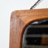 Teak framed mirror