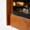 Teak framed mirror