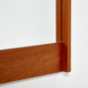 Teak framed mirror