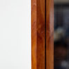 Teak framed mirror