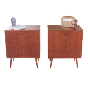 Danish Design Vintage Teak Chests of Drawers,1960s