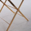Hollywood Regency French plexiglass and gold-plated brass dining chair, 1970s