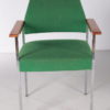 Vintage Green Armrest chair/Office chair, 60s