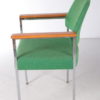 Vintage Green Armrest chair/Office chair, 60s