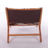 Beautiful Vintage Relax chair upholstered with cowhide, 1970.