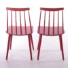 Vintage set of 2 Scandinavian wooden kitchen chairs, 1960s
