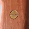 Vintage Set of 3 Dyrlund side tables solid wood, 1960
