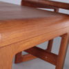 Vintage Set of 3 Dyrlund side tables solid wood, 1960
