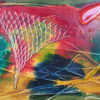 Vintage wall decoration made in the 60s
