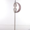 Vintage Designer French Floor Lamp with Wooden Lamella, 1960s Vintage Designer French Floor Lamp with Wooden Lamella, 1960s