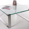 German Chrome and Glass coffee table Model Klassik 1022 Van Peter Draenert, 1960s