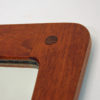 Midcentury Teak Wallmirror by Hans-Agne Jakobsson, Sweden 1950s