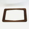 Midcentury Teak Wallmirror by Hans-Agne Jakobsson, Sweden 1950s