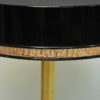 Black shade brass table lamp by C.E. Fors for EWÅ Värnamo 1960s, Sweden