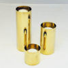 Norwegian vintage set of three Brass Candleholders by Colseth 1960s