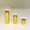 Norwegian vintage set of three Brass Candleholders by Colseth 1960s