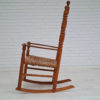 Danish design, 60s, rockingchair, oak wood, natural fiber, original condition