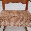 Danish design, 60s, rockingchair, oak wood, natural fiber, original condition