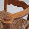 Danish design, 60s, rockingchair, oak wood, natural fiber, original condition
