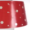Vintage Hanging lamp with glass and metal 1950s